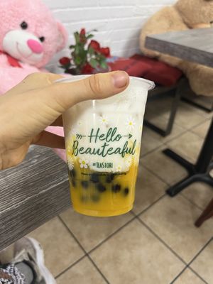 Mango almond mini boba   at TeaStori in Gainesville