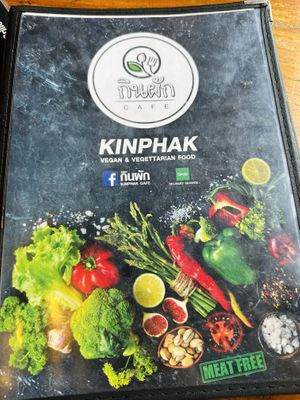 Menu   at Kinphak Cafe  in Chiang Mai