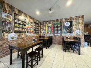 Restaurant interior   at Kinphak Cafe  in Chiang Mai