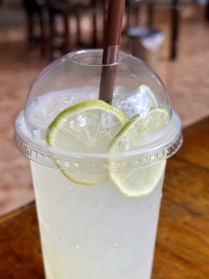 Lemon soda (30 THB)  at Kinphak Cafe  in Chiang Mai