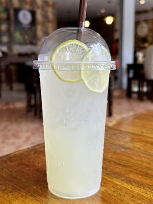 Lemon soda (30 THB)  at Kinphak Cafe  in Chiang Mai