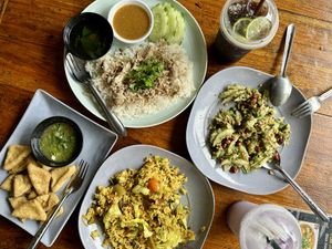 Lunch for two 😋😋  at Kinphak Cafe  in Chiang Mai