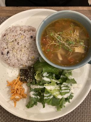 Tom yang kun soup plate   at THE STORK in Kawasaki