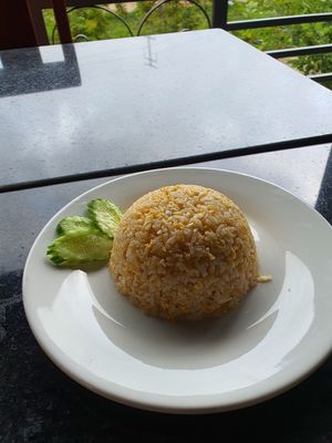 Tom Yam Fried Rice at Veggie Café - Galaxy Star Angkor Hotel in Siem Reap