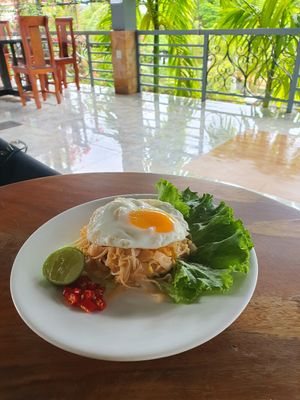 Classic Pad Thai Delight at Veggie Café - Galaxy Star Angkor Hotel in Siem Reap