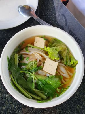 Fiery Spiced Glass Noodle at Veggie Café - Galaxy Star Angkor Hotel in Siem Reap