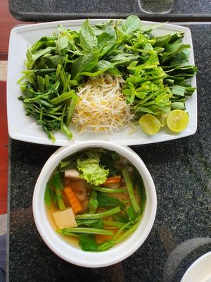 Fiery Spiced Glass Noodle at Veggie Café - Galaxy Star Angkor Hotel in Siem Reap