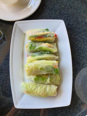 Veggie Rolls at Veggie Café - Galaxy Star Angkor Hotel in Siem Reap