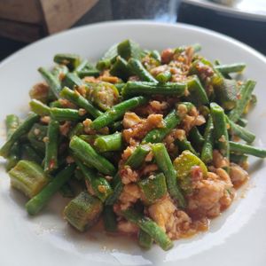 Fiery veggie Stir Fry Delight at Veggie Café - Galaxy Star Angkor Hotel in Siem Reap