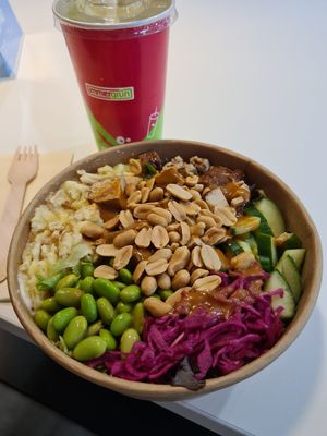 Soya Power bowl at immergrün in Essen