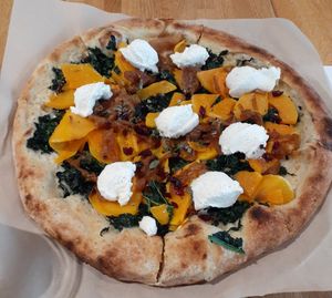 Butternut squash pizza at True Food Kitchen in Scottsdale