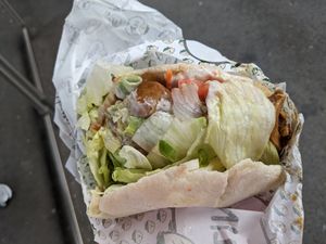 Teriyaki Pita at Veganitas in Bern