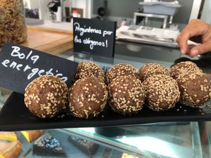 Energy balls at Foodismo in Gran Canaria