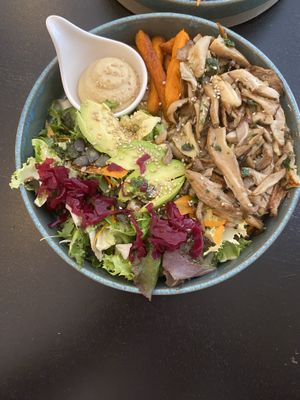 Mushroom bowl  at Balino Yoga Café  in Sevilla