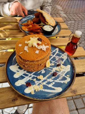 Pancakes  at Balino Yoga Café  in Sevilla