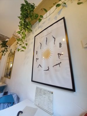 Yoga art at Balino Yoga Café  in Sevilla