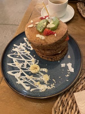Pancakes  at Balino Yoga Café  in Sevilla