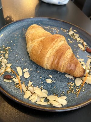 Plain croissant  at Balino Yoga Café  in Sevilla
