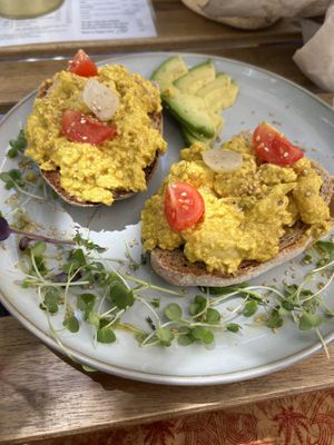 Tofu scramblee  at Balino Yoga Café  in Sevilla