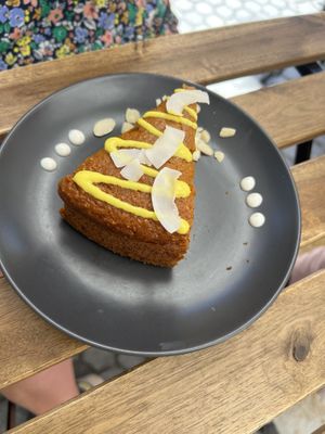 Carrot cake   at Balino Yoga Café  in Sevilla