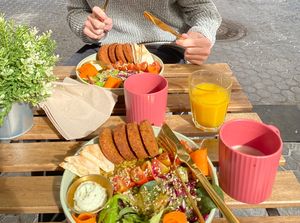 Great falafel bowl   at Balino Yoga Café  in Sevilla
