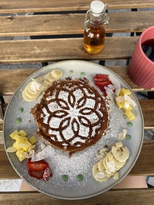 pancakes  at Balino Yoga Café  in Sevilla