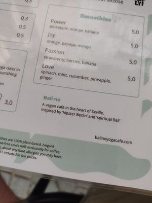 Humorous inspiration at Balino Yoga Café  in Sevilla