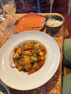 Sweet and sour tofu special   at PSI in Lisbon