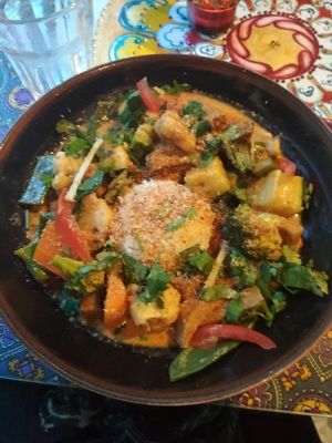 Red Thai Curry at PSI in Lisbon