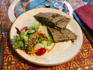 Vegan roti  at PSI in Lisbon
