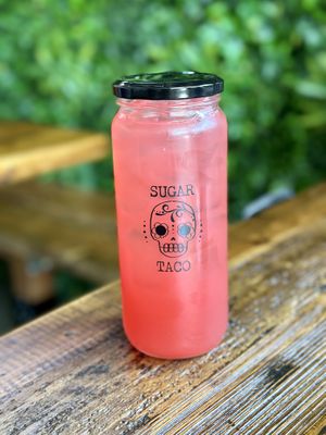 Watermelon Agua Fresca  at Sugar Taco in Long Beach