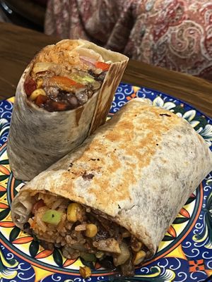 Veggie burrito  at Sugar Taco in Long Beach