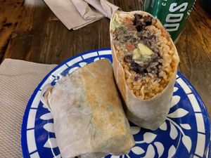 Carne asada burrito   at Sugar Taco in Long Beach