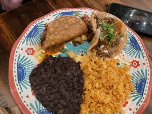 Taco plate  at Sugar Taco in Long Beach