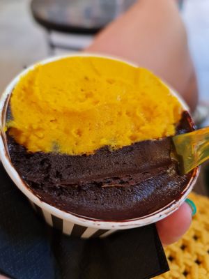 Mango, dark chocolate at Muzej Sladoleda in Belgrade