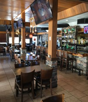 Bar and dining area at Rancho Loco Grill & Bar in Cannon Falls