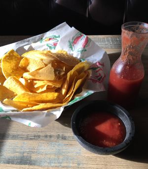 Complimentary chips and salsa at Rancho Loco Grill & Bar in Cannon Falls