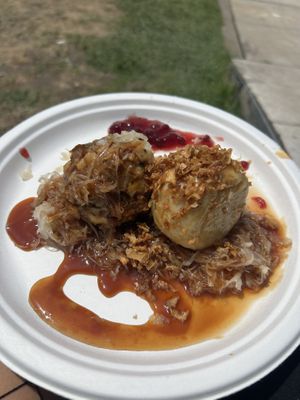 Grammelknödel x Tirolerknödel Mix  at Jablonski's in Vienna
