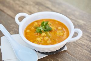 maharani vegan soup at Appus Cafe - Palo Verde Ave in Long Beach