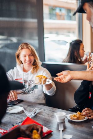 inside seating at Appus Cafe - Palo Verde Ave in Long Beach