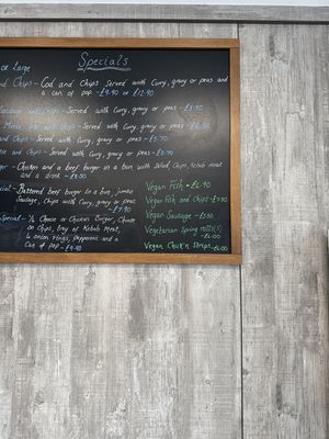   at The Front Fish and Chips in Newbiggin-by-the-sea