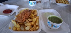  at The Front Fish and Chips in Newbiggin-by-the-sea