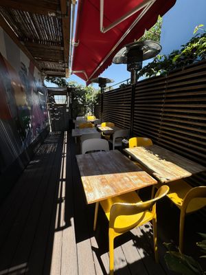 Outdoor Seating   at Tapizôn in El Segundo