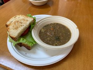 Variety of delicious sandwiches and soup’s at Taste of Eden  in Decatur