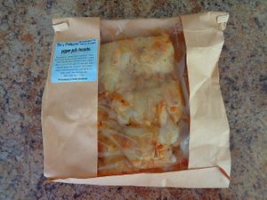 Pepper jack focaccia. at Bre's Patisserie in Warren