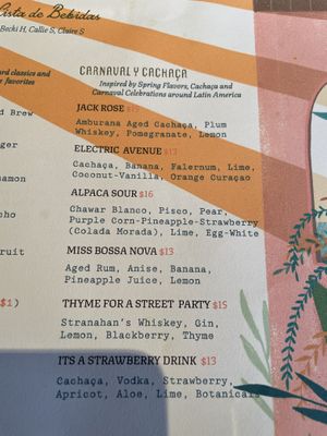 Great drinks   at Señor Bear in Denver