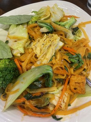 Malaysian noodles  at Happy Flower Eatery and Boba in Sunnyvale