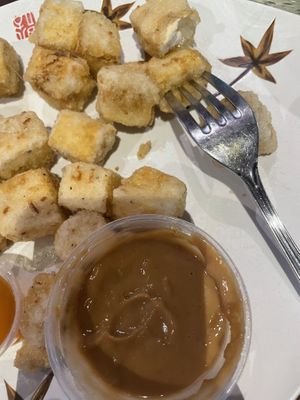 Crispy tofu  at Happy Flower Eatery and Boba in Sunnyvale