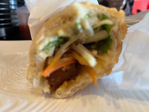Saigon Sandwich at Happy Flower Eatery and Boba in Sunnyvale