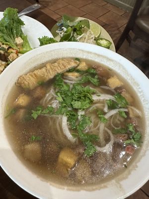 Lime leaf pho  at Happy Flower Eatery and Boba in Sunnyvale